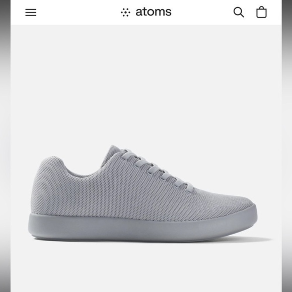 Atoms Model 000 Gray Women’s Sneakers 10.25 US10